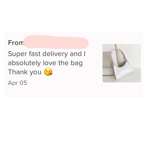 Reptile Pattern PU Leather White Baguette Handbag - Picture 7 of 7